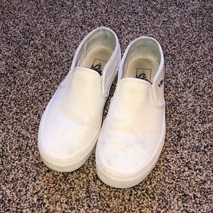 Vans Slip-On White Used Size 7